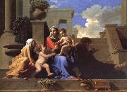 Nicolas Poussin The Saint Family on the stair USA oil painting artist